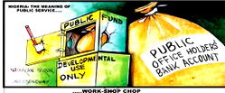 Cartoon: Some loot return when owners ‘log out’