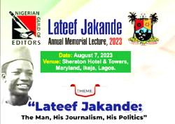 NGE holds maiden annual lecture in honour of Jakande August 7