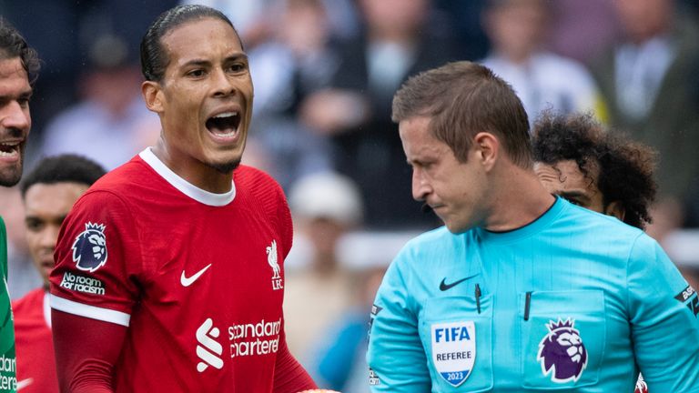 Liverpools Van Dijk Charged By Fa Over Red Card Reaction Vanguard News 2536