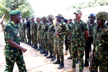 Killing of 21 Soldiers: Lagbaja visits FOB Erena, Shiroro, charges troops to defeat terrorists