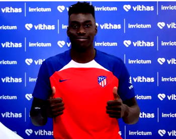 Transfer: Athletico Madrid sign Samuel Omorodion from Granada