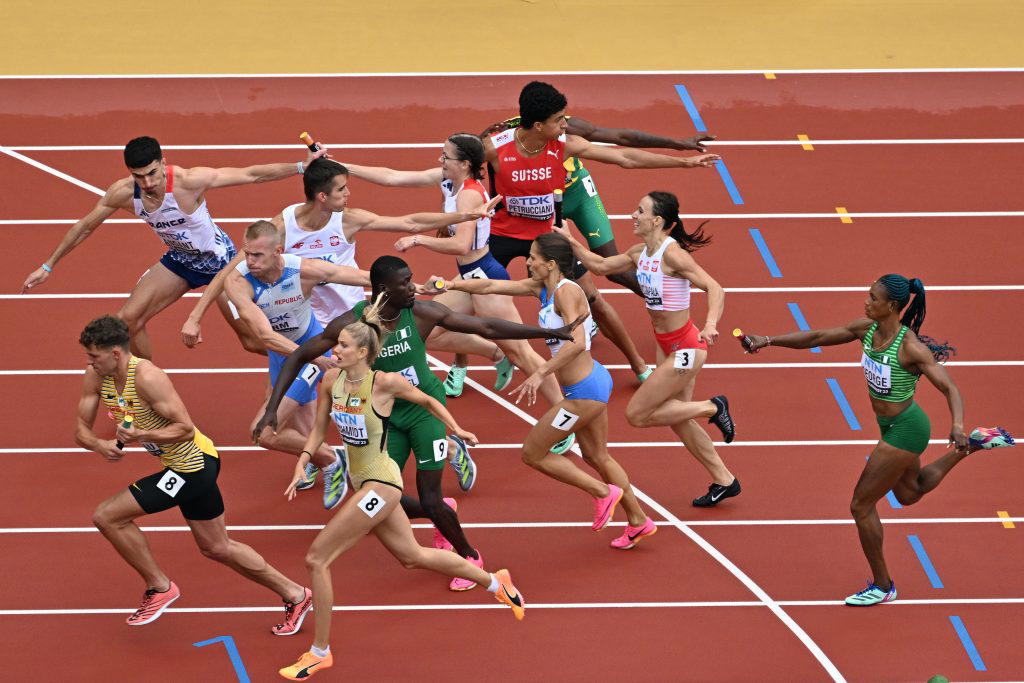 World Championships Nigeria finish 7th in heats, crash out of 4x400m mixed relays Vanguard News