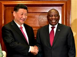 BRICS: Chinese leader, Xi Jinping makes state visit to South Africa