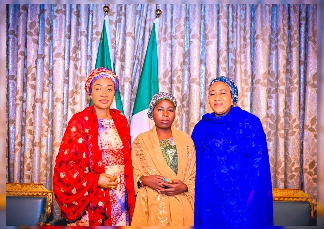 I’m interested in your case, First Lady tells Rebecca, newly rescued Chibok girl