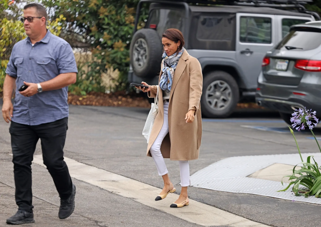 Photos: Meghan Markle steps out in camel coat in California with ...