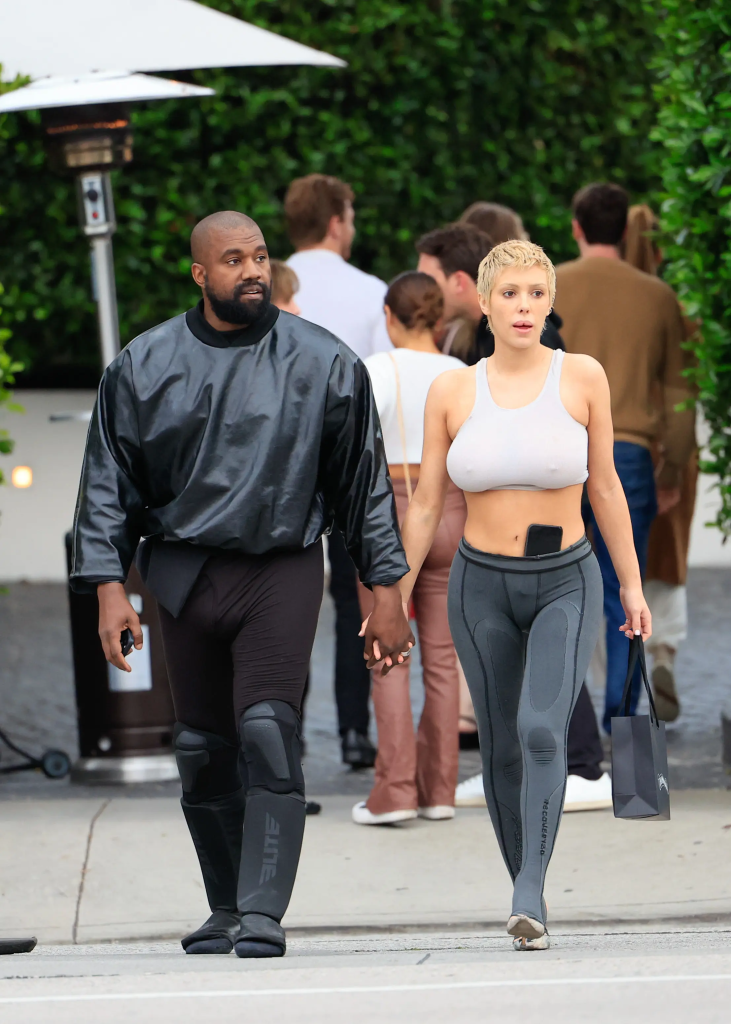 Photos: Kanye ‘wife’ Bianca Censori steps out braless in another see-through bodysuit - Vanguard