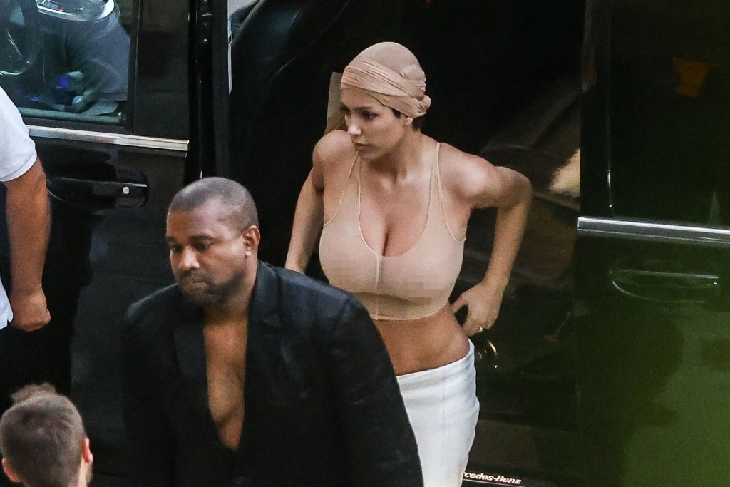 image 88 Photos: Kanye West walks barefoot as ‘wife’ Bianca Censori steps in sheer bra