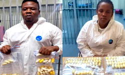 Fake India-bound couple arrested with 184 wraps of cocaine