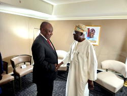 Tinubu holds ‘fruitful’ talk with South Africa president, Ramaphosa in New York