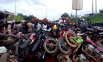 FCTA to arrest okada passengers, crushes 478