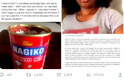 Outrage over arrest of woman for condemning Erisco’s Nagiko tomato paste