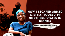 How I escaped armed militia, toured 19 northern states in Nigeria – Female biker Hafsoh Babatunde