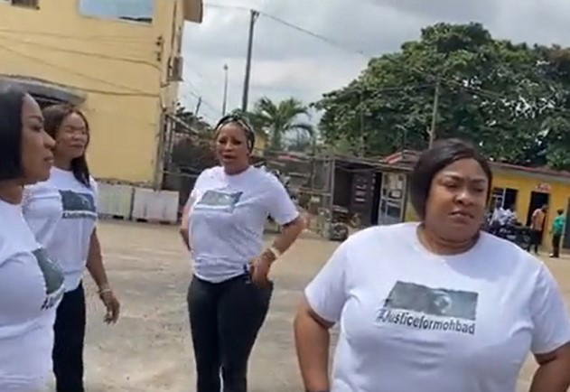 Mohbad: Iyabo Ojo, others storm Lagos Assembly in peaceful demonstration