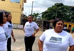 Mohbad: Iyabo Ojo, others storm Lagos Assembly in peaceful demonstration