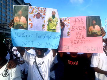 Grieving fans cry for justice at Mohbad’s candlelight procession