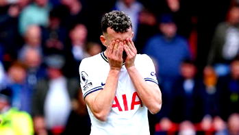 EPL: Tottenham winger Perisic to miss rest of season with knee injury