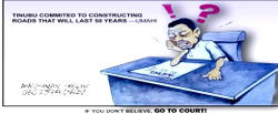 Cartoon: Court, before or after road construction?