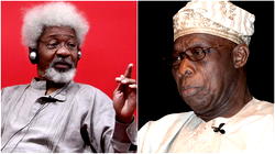 Video: Soyinka taunts Obasanjo for ordering monarchs to ‘stand up and sit down’