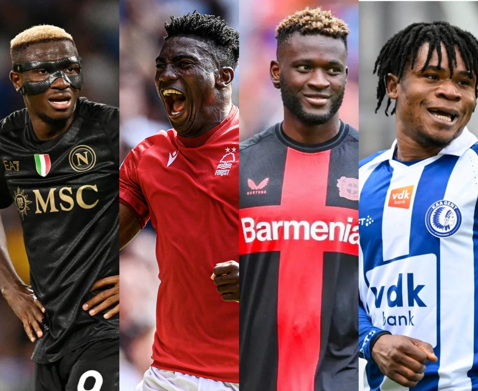 Osimhen Oban Awoniyi Boniface Battle For Position Ahead Of Afcon 2024