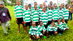 Raphael Akowe Foundation donates football kits to schools