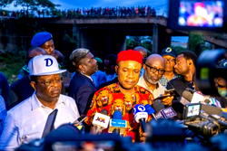 Enugu collapsed bridge: We’ll begin reconstruction immediately, Umahi assures