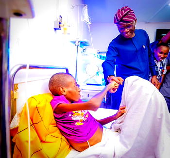 Sanwo-Olu wades in, vows 12-year-old boy with missing intestine will live 