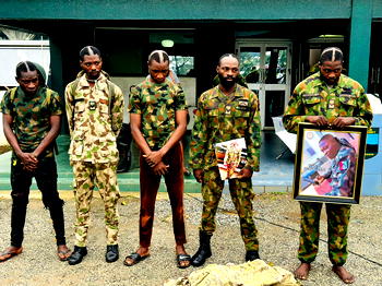 Five fake soldiers nabbed in Lagos