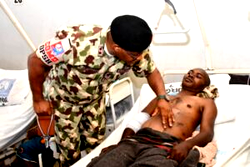 ‘Nigeria proud of your selfless service’ — Military Chief vows full medical care for wounded soldiers