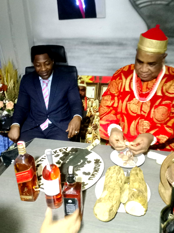 NICOT President joins Igbo tribe to celebrate new yam festival
