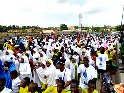 Photos: Muslim faithful hold procession in Lagos to mark Eid-ul-Maulud