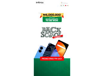Infinix’s Back-to-School Raffle – N5,000,000 worth of Scholarships Up for Grabs
