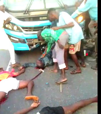 Three dead as BRT hits motorcycles in Lagos