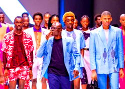 Video: Governor Sanwo-Olu makes runway debut at Lagos Fashion Week 2023
