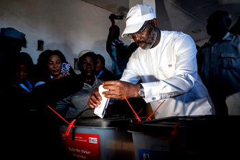 Liberia votes as George Weah eyes second presidential term