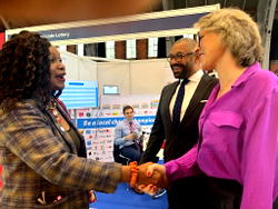 CFOAS  Chairperson, Oboh-Macleod meets James Cleverly at Conservative Party Conference