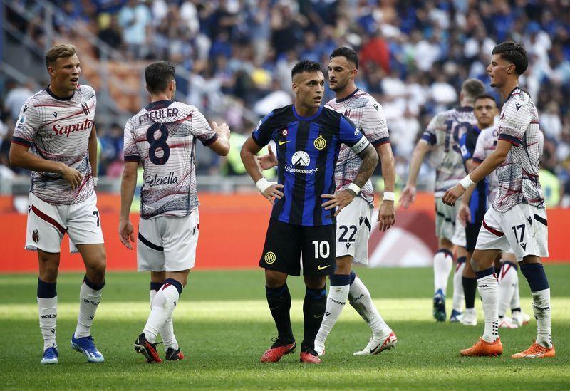 Inter abre 2 a 0, mas cede empate ao Bologna e pode perder liderança 