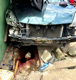 Photos: LASTMA official causes tragedy as vehicle kills pregnant woman, her children, ‘keke’ driver