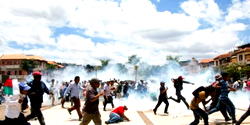 Madagascar security forces fire tear gas on opposition candidates