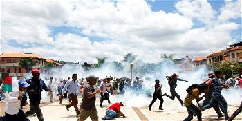 Madagascar security forces fire tear gas on opposition candidates