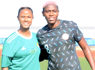 Olympic Qualifier: Ethiopia Captain celebrates meeting Oshoala