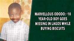 10-year-old boy goes missing in Lagos while buying biscuits