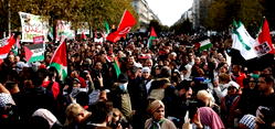 Protesters gather in France, call for end to ‘massacre’ in Gaza