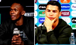 ‘I follow greatness’, Israel Adesanya ‘brags’ after meeting Ronaldo