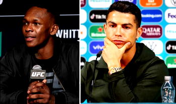 ‘I follow greatness’, Israel Adesanya ‘brags’ after meeting Ronaldo