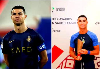Ronaldo wins 2nd consecutive, 3rd overall Saudi Player of the Month Award