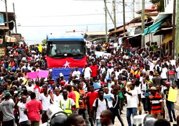 Three killed in Liberian election campaign clashes 