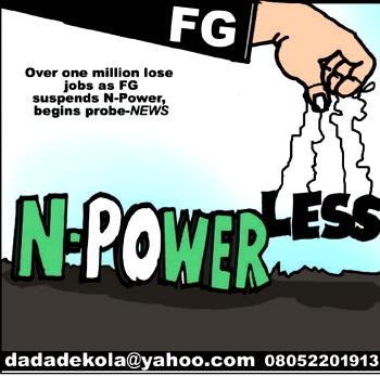 Cartoon: Maybe they’ll replace N-Power with ‘e-mails’