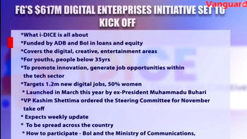 FG’S $617m Digital Enterprises Initiative Set to Kick Off