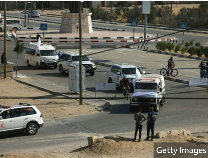 Photos: Finally, aid trucks enter Gaza from Egypt - Vanguard News