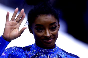 Simone Biles wins women’s world all-around gymnastics gold